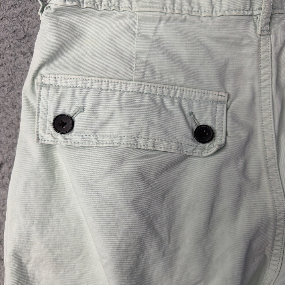 Everlane 4 Tourist Shorts Ice Blue High Rise Rolled Hem Summer Travel Comfort - Picture 10 of 13